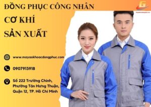 Đồng phục công nhân cơ khí, sản xuất