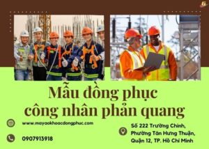 Mẫu đồng phục công nhân phản quang