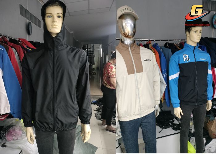 Xưởng may áo khoác áo gió đồng phục tại Quận Bình Tân may áo khoác đồng phục