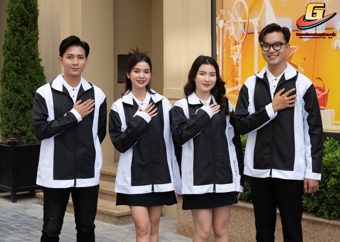 Xưởng may áo khoác áo gió đồng phục tại Quận Tân Phú may áo khoác đồng phục