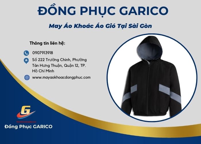 May áo khoác áo gió tại Sài Gòn