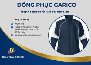 may áo khoác gió tại Nghệ An