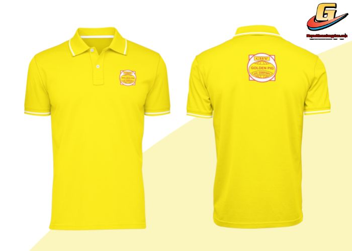 Áo đồng phục polo công ty màu vàng