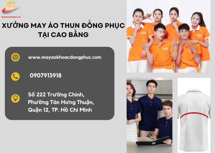 Xưởng May áo thun đồng phục giá rẻ tại Cao Bằng