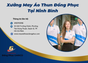 Xưởng May áo thun đồng phục giá rẻ tại Ninh Bình