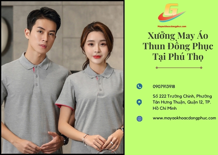 Xưởng May áo thun đồng phục giá rẻ tại Phú Thọ