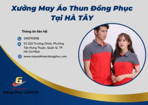 Xưởng May áo thun đồng phục giá rẻ tại Hà Tây