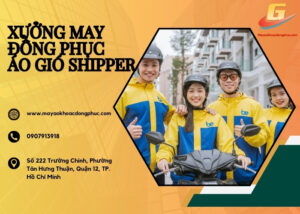 đồng phục áo gió shipper