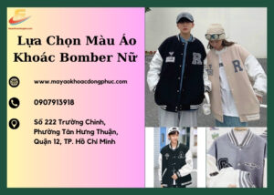 màu áo khoác bomber nữ