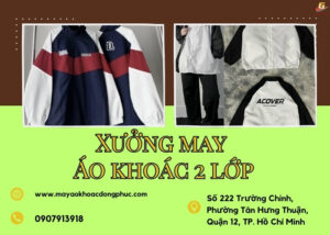 may áo khoác 2 lớp