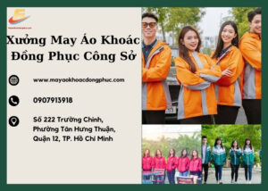 may áo khoác đồng phục công sở