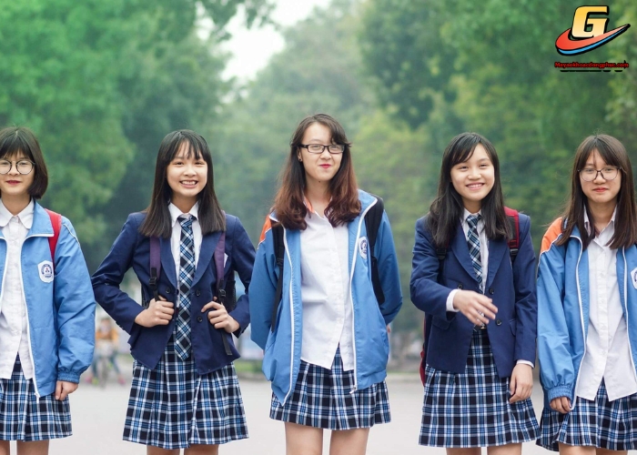 Những tiêu chí để chọn may may áo khoác gió đồng phục học sinh