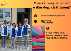 mua vải may áo khoác ở đâu