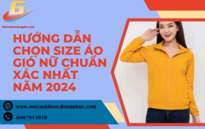 Hướng dẫn chọn size áo gió nữ chuẩn